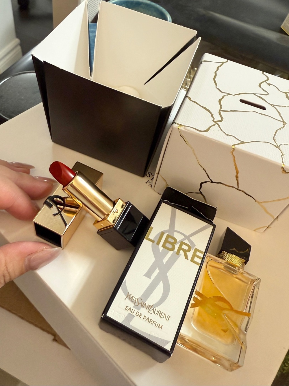 YSL Mini Libre Scent & Red Lipstick Duo